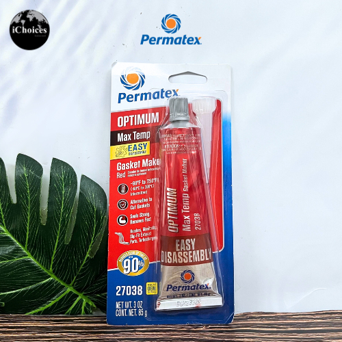 [Permatex] Optimum Red Max Temp Gasket Maker 85 g 27038 กาวซิลิโคน ...