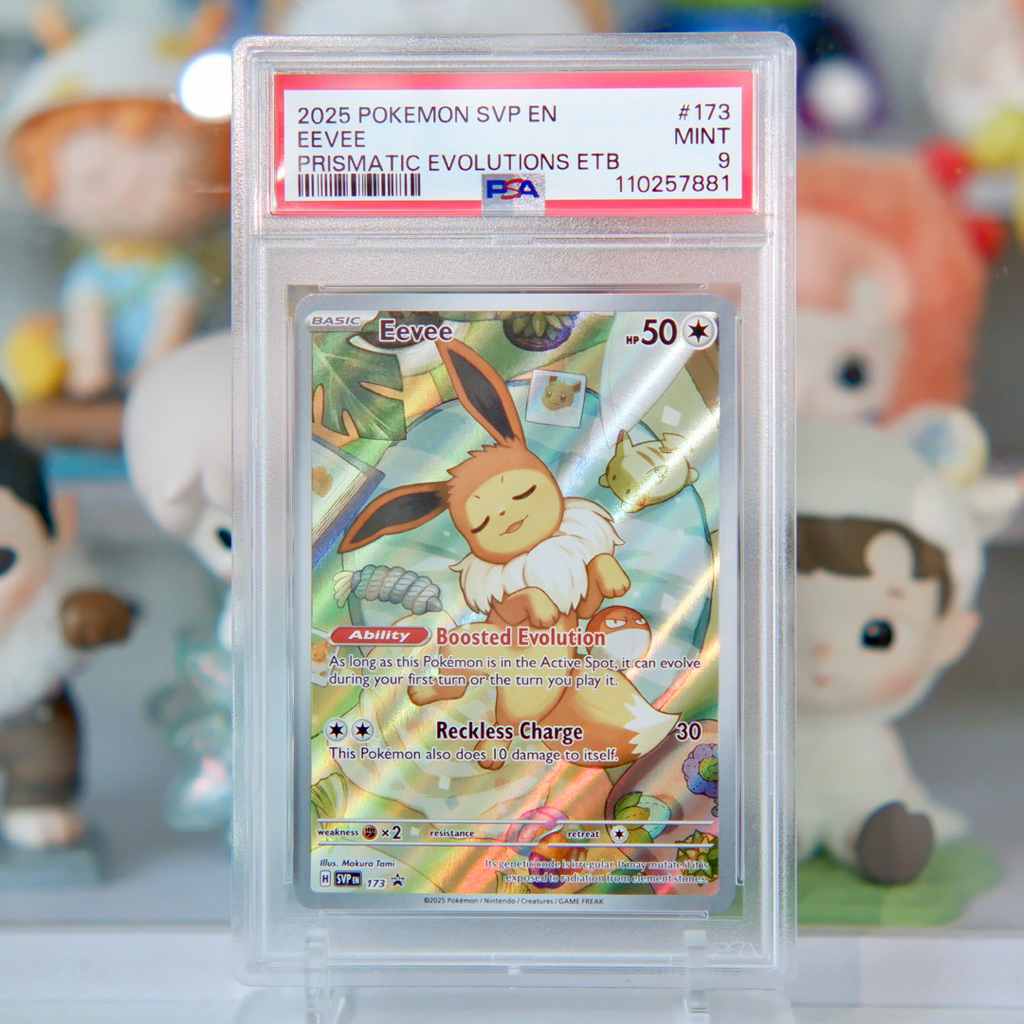 [พร้อมส่ง] PSA9(EN) EEVEE PRISMATIC EVOLUTIONS ETB #173 2025 POKEMON ...