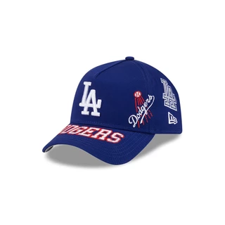 New Era หมวกรุ่น LOS ANGELES DODGERS MLB ALL OVER DARK ROYAL 9FORTY AF CAP
