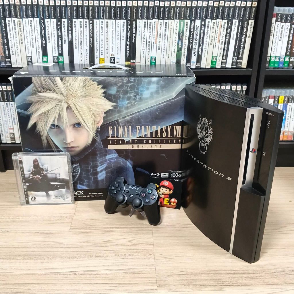 PlayStation 3 Cloud Black Edition 160GB Ps3 Final Fantasy VII