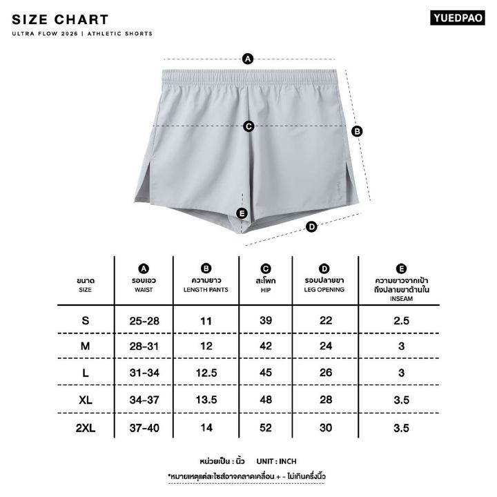 Yuedpao Sportswear - Athletic Shorts กางเกงออกกำลังกายขาสั้น กางเกงวิ่ง (12 สี) — เสื้อผ้ากีฬาและเครื่องแต่งกาย แบรนด์ Yuedpao ของแท้ 100% เช็คราคาจาก Shopee Lazada thumbnail 2