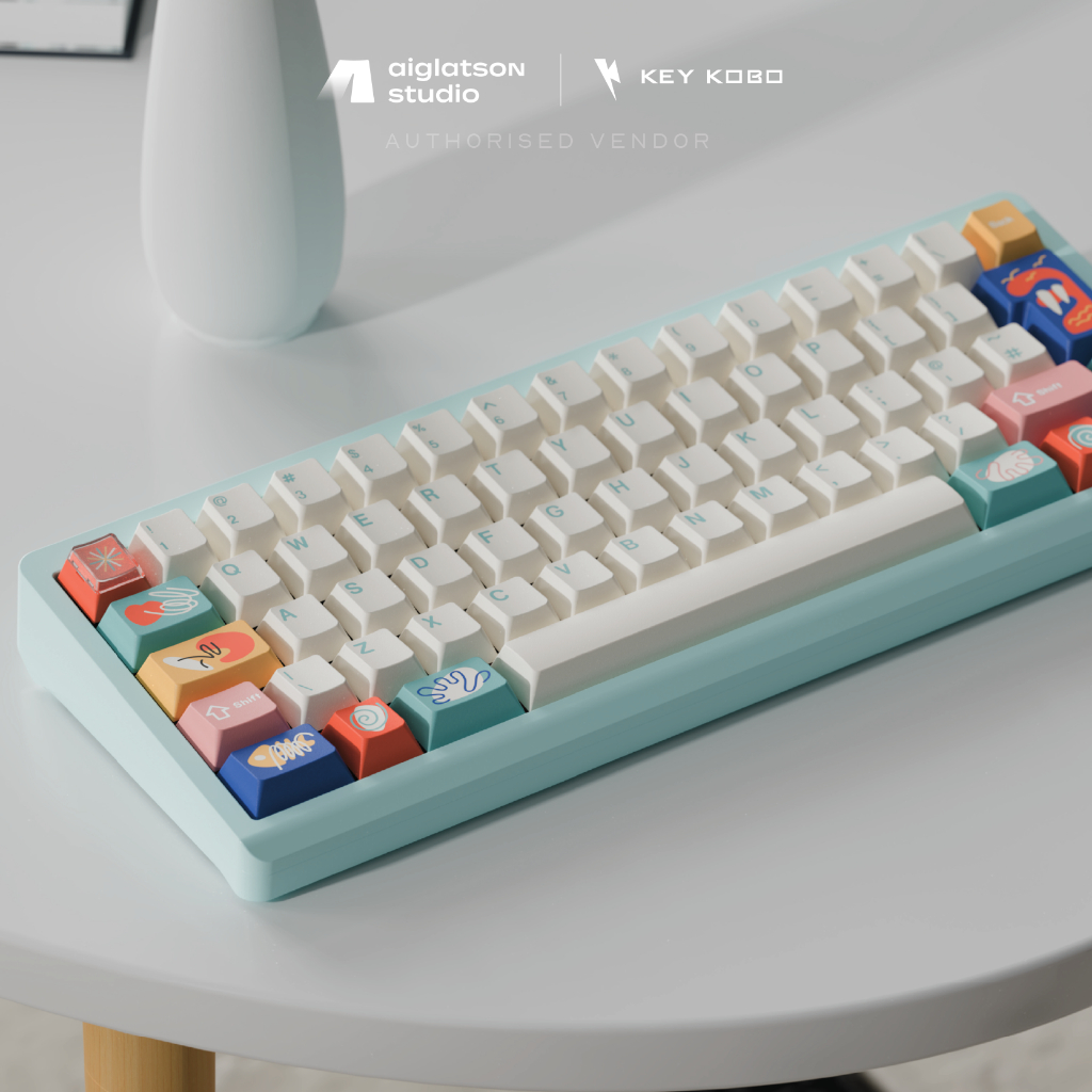 (พร้อมส่งในไทย) คีย์แคป KKB Cinque Terre - Keycap KKB ABS Doubleshot ...