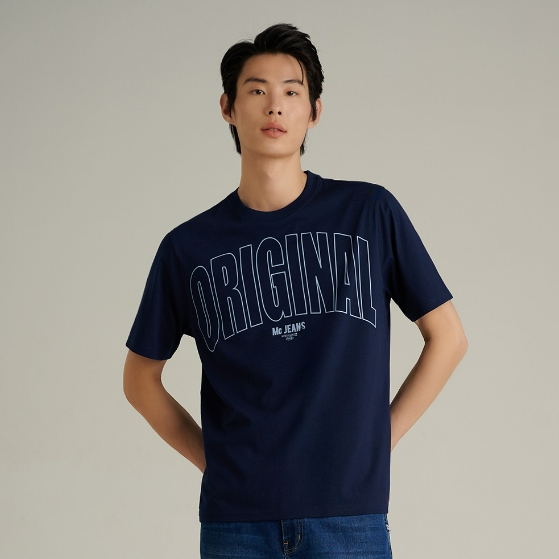Mc JEANS (แม็คยีนส์) Online Exclusive เสื้อยืดผู้ชาย เสื้อยืดแขนสั้น ทรงเรกูลาร์ มีให้เลือก 5 สี MTTPB23