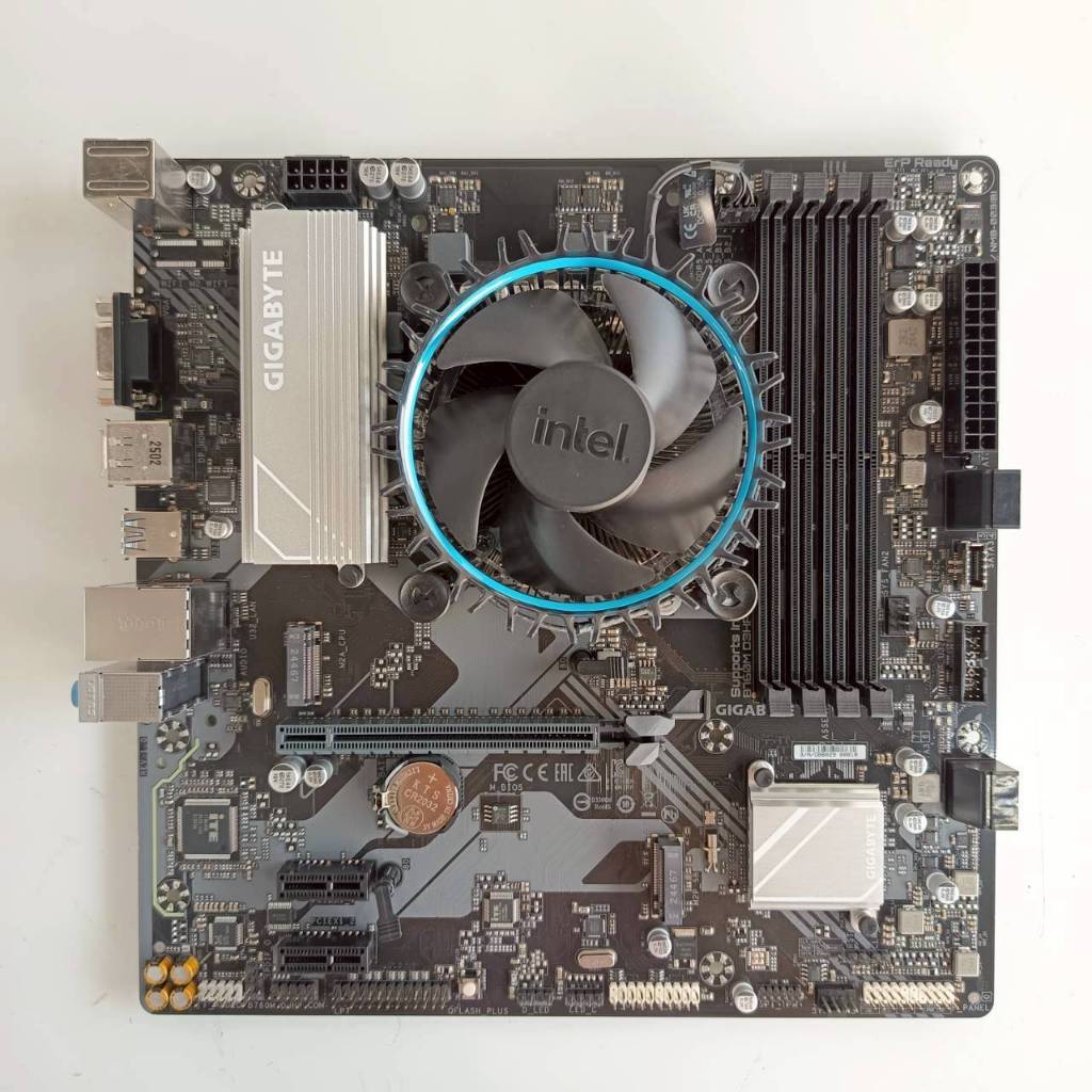 CPU + M/B CPU Core i5 12400F ประกัน Synnex 21/09/2026 + Gigabyte B760M ...