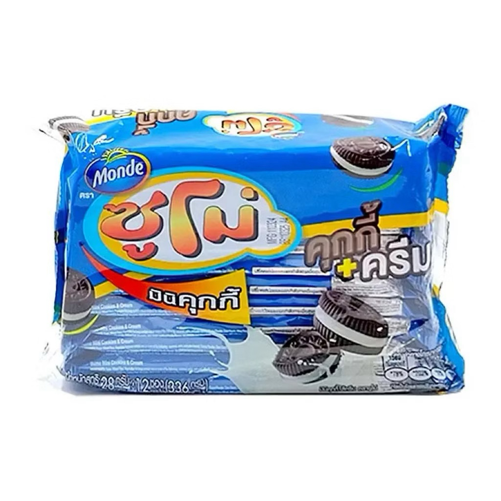Sumo Cookies & Cream ซูโม่ คุกกี้ไส้ 28 กรัม x 12 ซอง (มีให้เลือก 2 ...