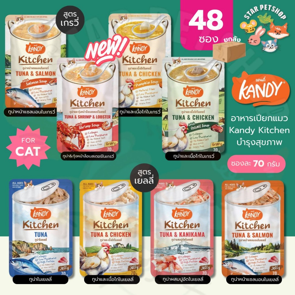 Kandy Kitchen อาหารเปียก แคนดี้ คิทเช่น สูตรใหม่ล่าสุด เนื้อเน้นๆ ไม่ ...
