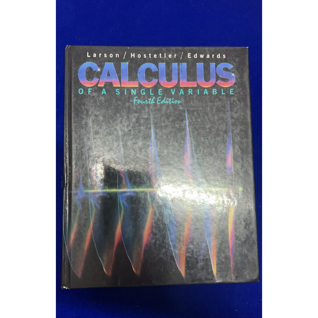 Calculus of a Single Variable, Fourth Edition มือสอง | Shopee Thailand