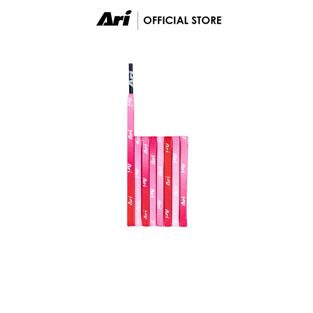 ARI GRADIENT SHOELACES – RED เชือกรองเท้า อาริ GRADIENT สีแดง