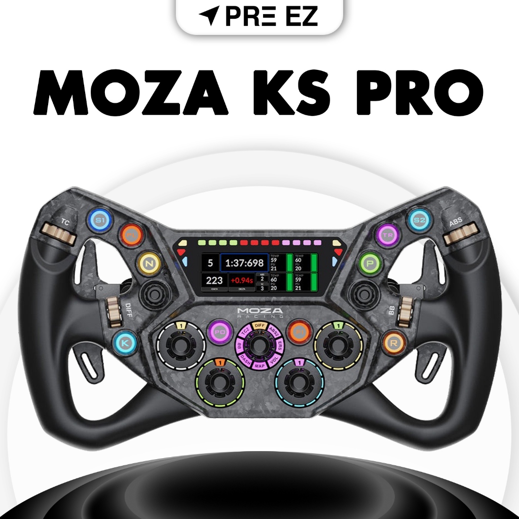 กทม. ส่งภายใน 2 ชม | Moza KS PRO Steering Wheel รับประกัน 1 ปี ...