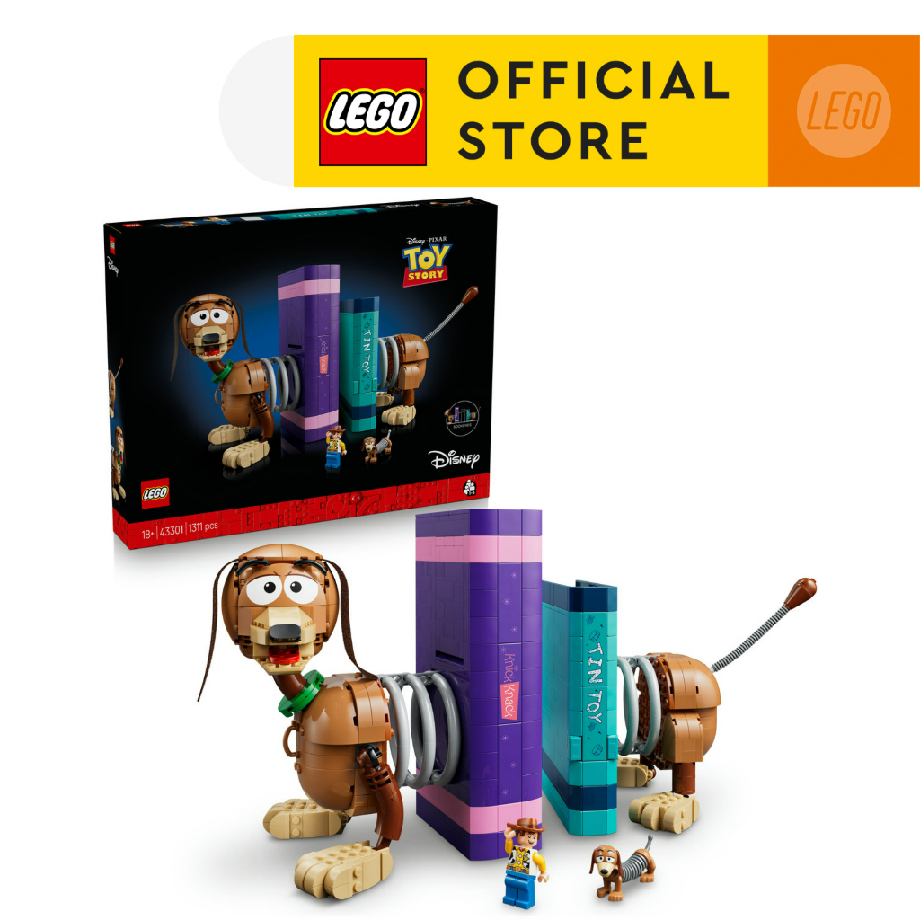 LEGO Disney Pixar 43301 Toy Story Slinky Dog Bookends (1311 Pieces ...