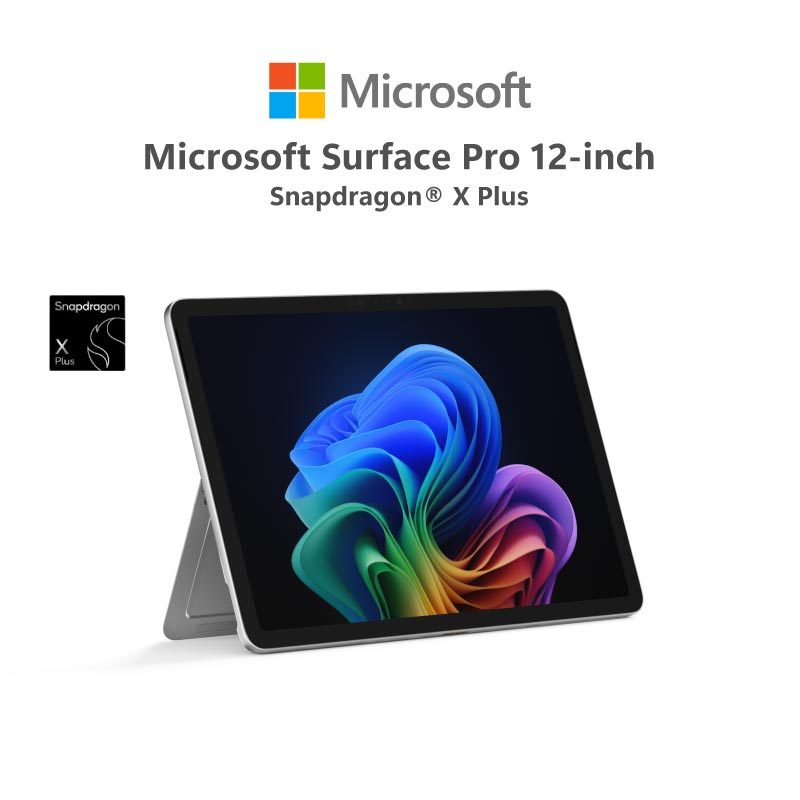 Surface Pro 12-inch/Snapdragon X Plus/16GB/256GB/Platinum/Windows