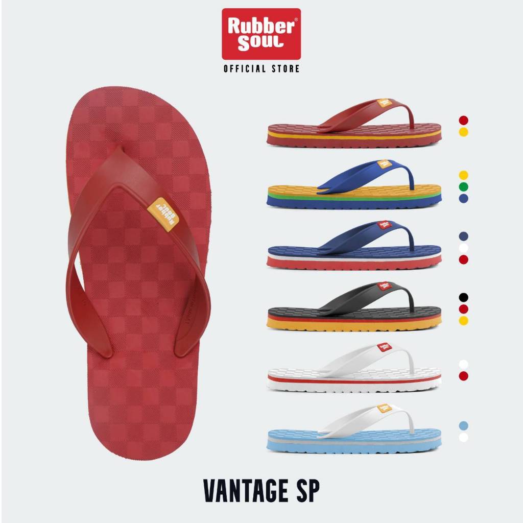 Rubber Soul รุ่น Vantage SP รองเท้าแตะยางพาราของไทย พื้น นวด หนา นุ่ม ของแท้ 100%