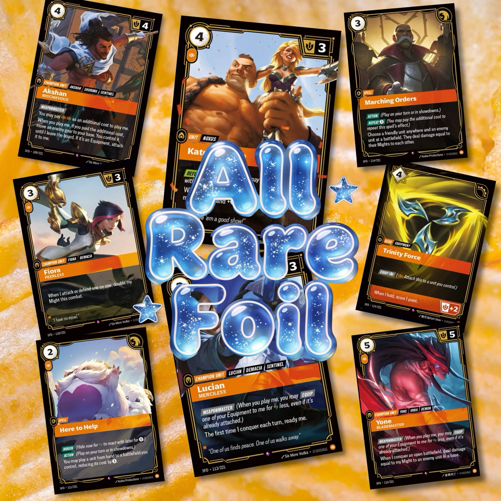 Riftbound Spiritforged Body ระดับ Rare ( All Foil ) | Shopee Thailand