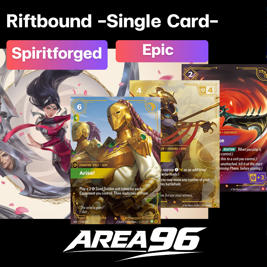 【Spiritforced Set 2】ระดับ Epic Riftbound TCG Single Card【Riftbound ...