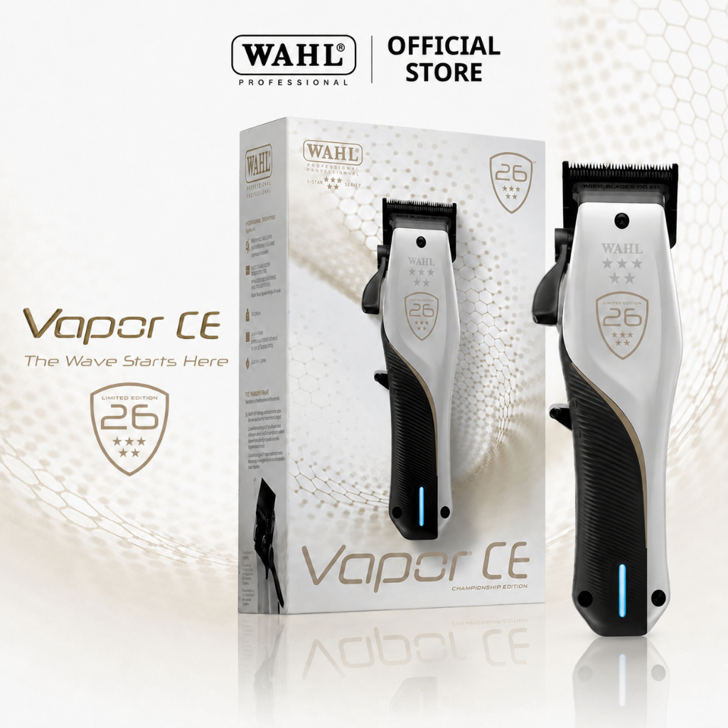 WAHL Vapor CE Limited Edition Cordless Clipper - แบตเตอร์เลี่ยน