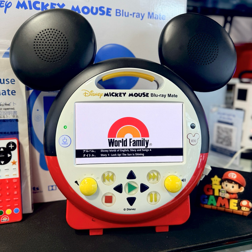 noin　Disney Mickey Mouse Blu-ray Mate Disney Mickey Mouse Blu-ray Mate (Like new) เครื่องเล่น Blu-ray มิ