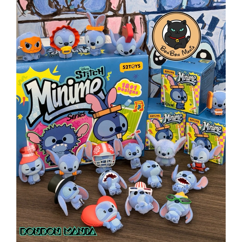 [แบบสุ่ม]52Toys Disney Stitch Minime series blind box set