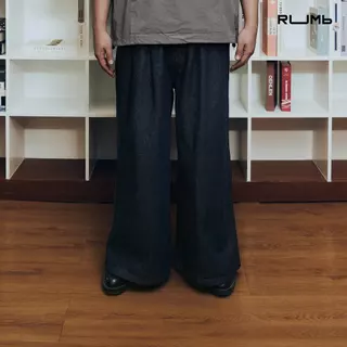 RUMb - กางเกงยีนส์ ขากว้าง รุ่น YUTORI DENIM PANTS - Col. REBORN
