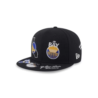 หมวกแก๊ป New Era รุ่น Golden State Warriors NBA Allover Team Logos Black 9Fifty Cap