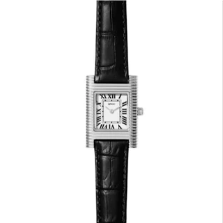 LAPHONT STRIATA WATCH MEDIUM SILVER CASE WHITE DIAL
