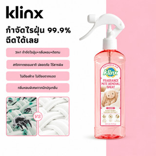 Klinx spray diệt bọ mạt, hương thơm lâu, công thức an toàn cho gia đình, phun một lần, tiêu diệt bọ mạt 99% cùng hương thơm tươi mát