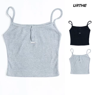 URTHE - เสื้อสายเดี่ยว รุ่น MINI BUTTON CAMISOLE - Col. GIRL LAB