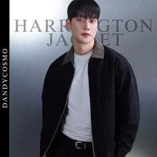 DANDY COSMO| [3สี]  Kensal Harrington Jacket แจ็กเก็ตผู้ชาย ทรง Harrington เสื้อแจ็กเก็ตคอปก ซิปหน้…