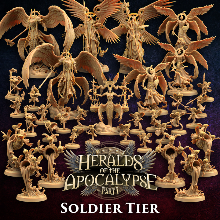 Heralds of Apocalypse 1 : Collection : Miniature Resin โมเดลบอร์ดเกม ...