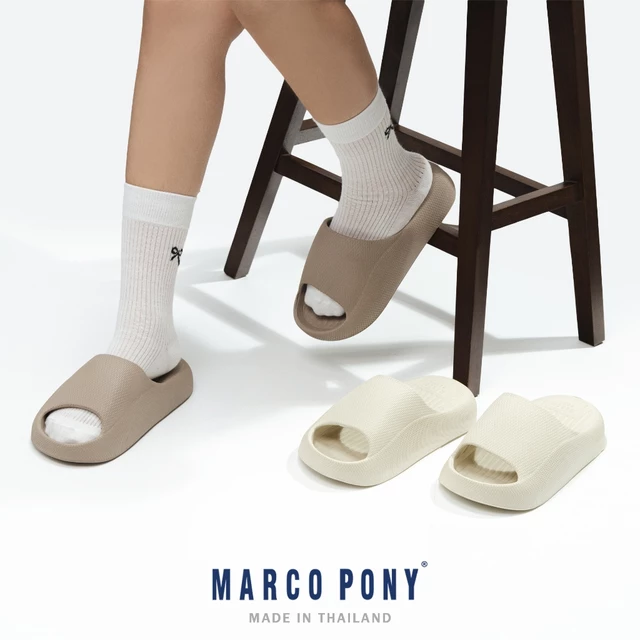 Marco Pony รองเท้าเเตะญ รองเท้าแตะผู้หญิง รองเท้าใส่ในบ้าน รองเท้านิ่มเหมือนเหยียบขี้ MH9028