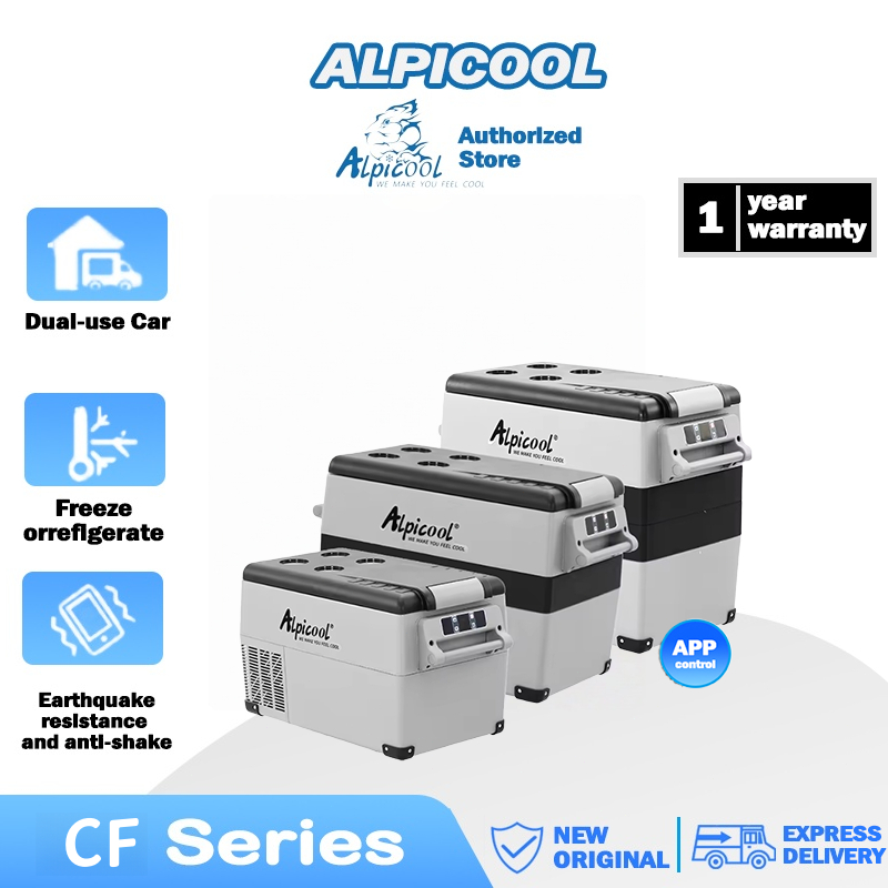 【พร้อมส่ง】Alpicool ตู้เย็น CF35/45/55L Dual-zone Freezer for Camping ...