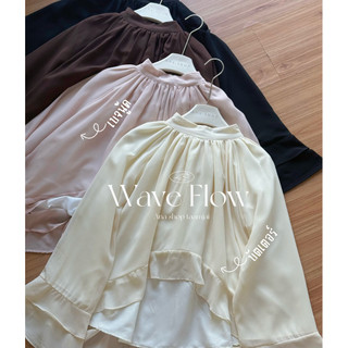 ✨Wave flow chiffon - Áo croptop phần trước ngắn, phần sau dài, phần thân và tay xòe thoáng 🌸