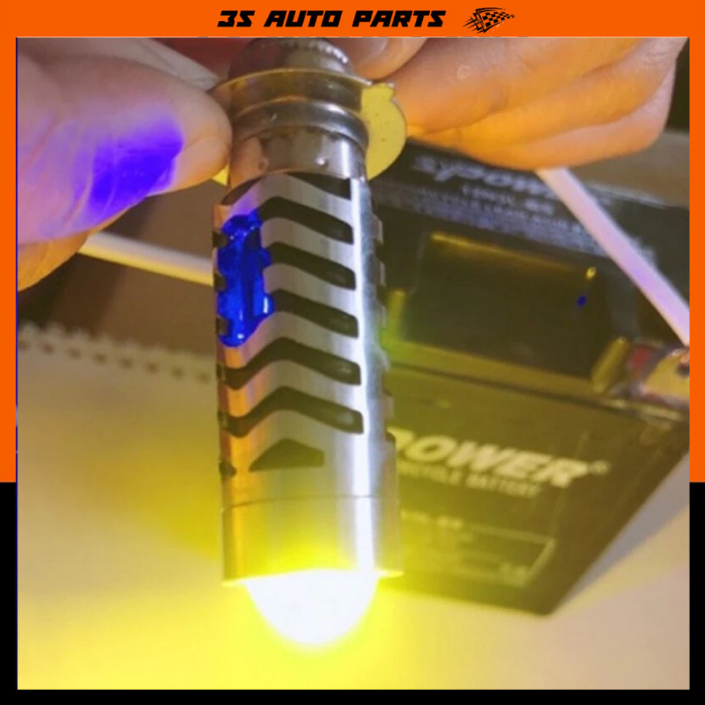 หลอดไฟหน้า LED เลเซอร์ Honda Wave 110i สีขาว