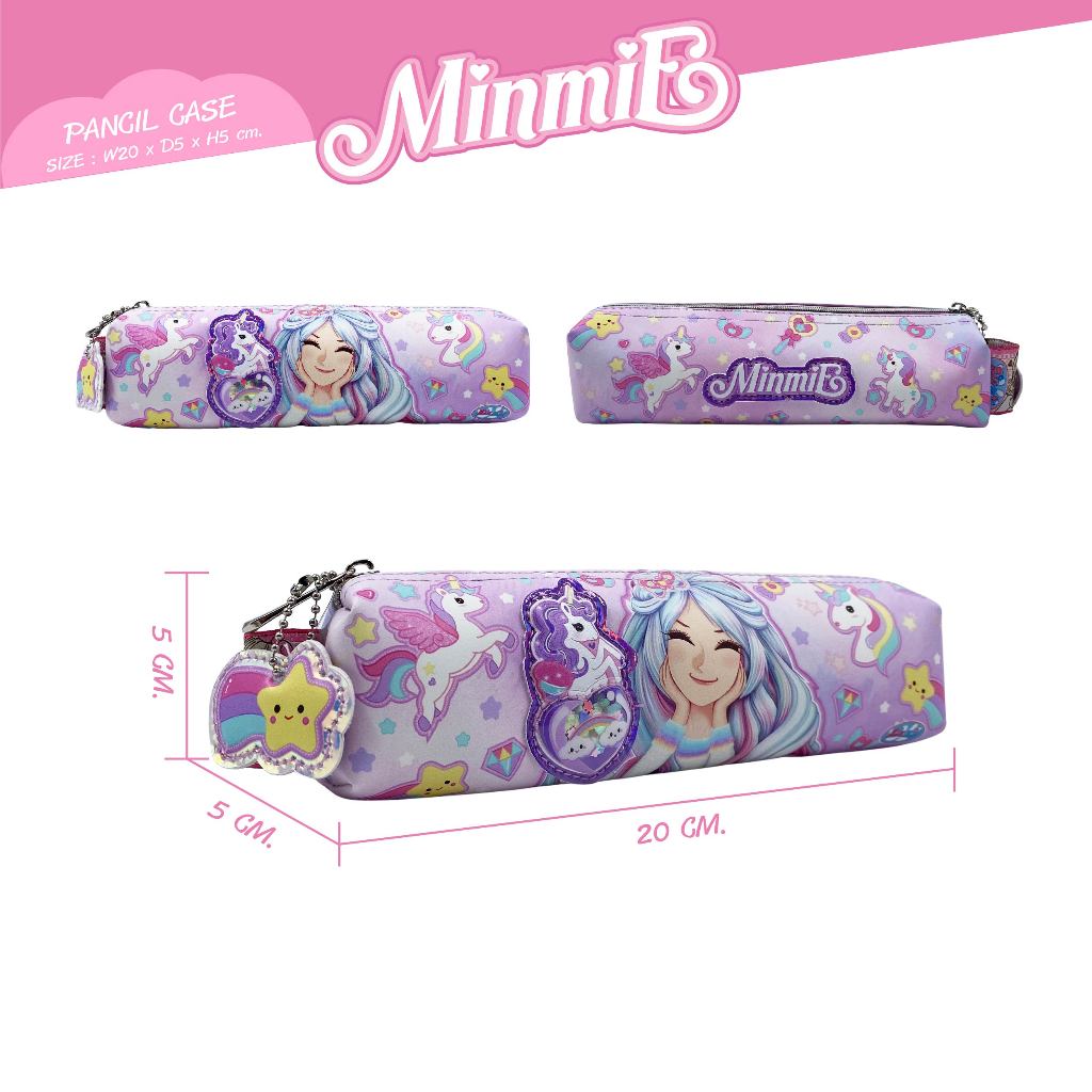 Minmie กล่องดินสอน่ารักลายหมีเจ้าหญิง แข็งแรงทนทาน กันน้ำได้ ลิขสิทธิ์ ...