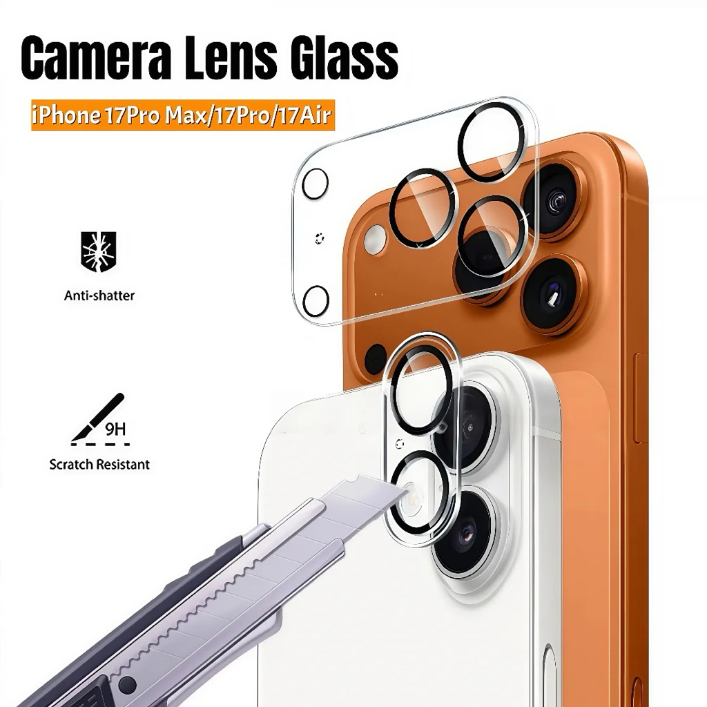 Camera Lens Glass Protector For iPhone 17 Series 17Pro 17ProMax กันรอย ...