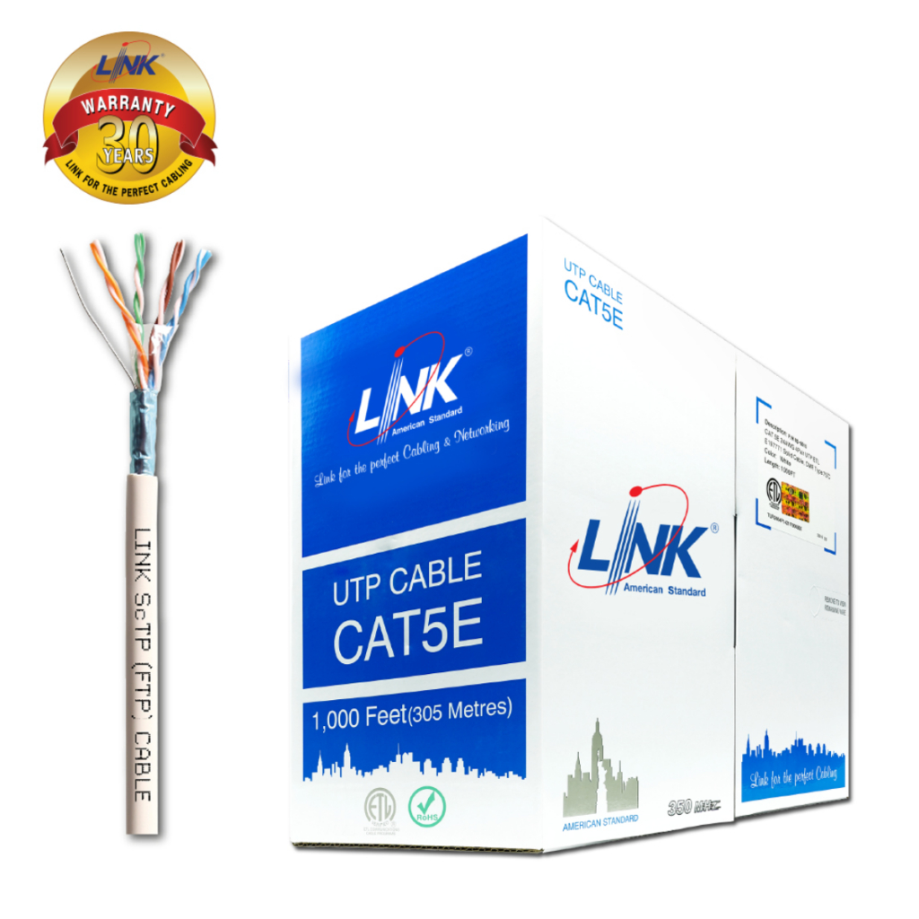 Link US-9035 F/UTP CAT 5E Enhanced CABLE (350 MHz), CMR, UL 305 M ...