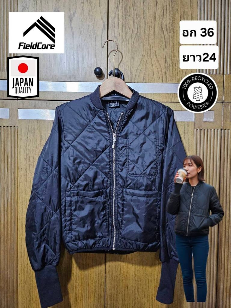 เสื้อกันหนาว แบรนด์ fieldcore ญี่ปุ่น มือ2ของแท้ | Shopee Thailand
