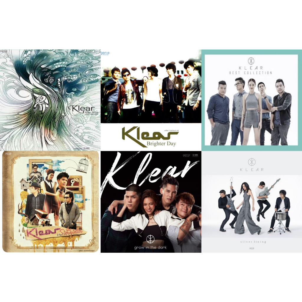 CD/VCD แผ่นเพลง วงเคลียร์ Klear อัลบั้ม Stay Alive/Brighter Day/The ...