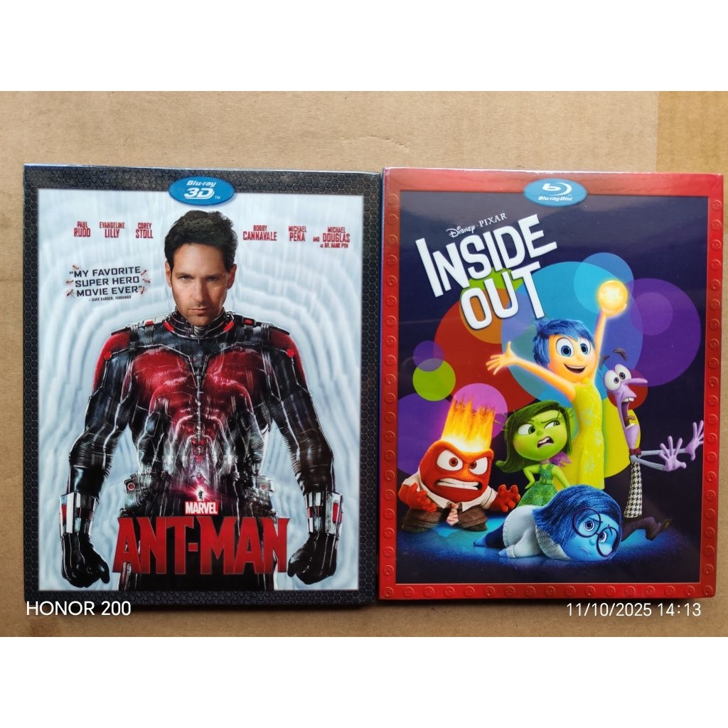 Blu-ray ปกสวม 3D INSIDE OUT+ ANTMAN(bd) antman ไม่มีเสียงไทยนะคะ ...