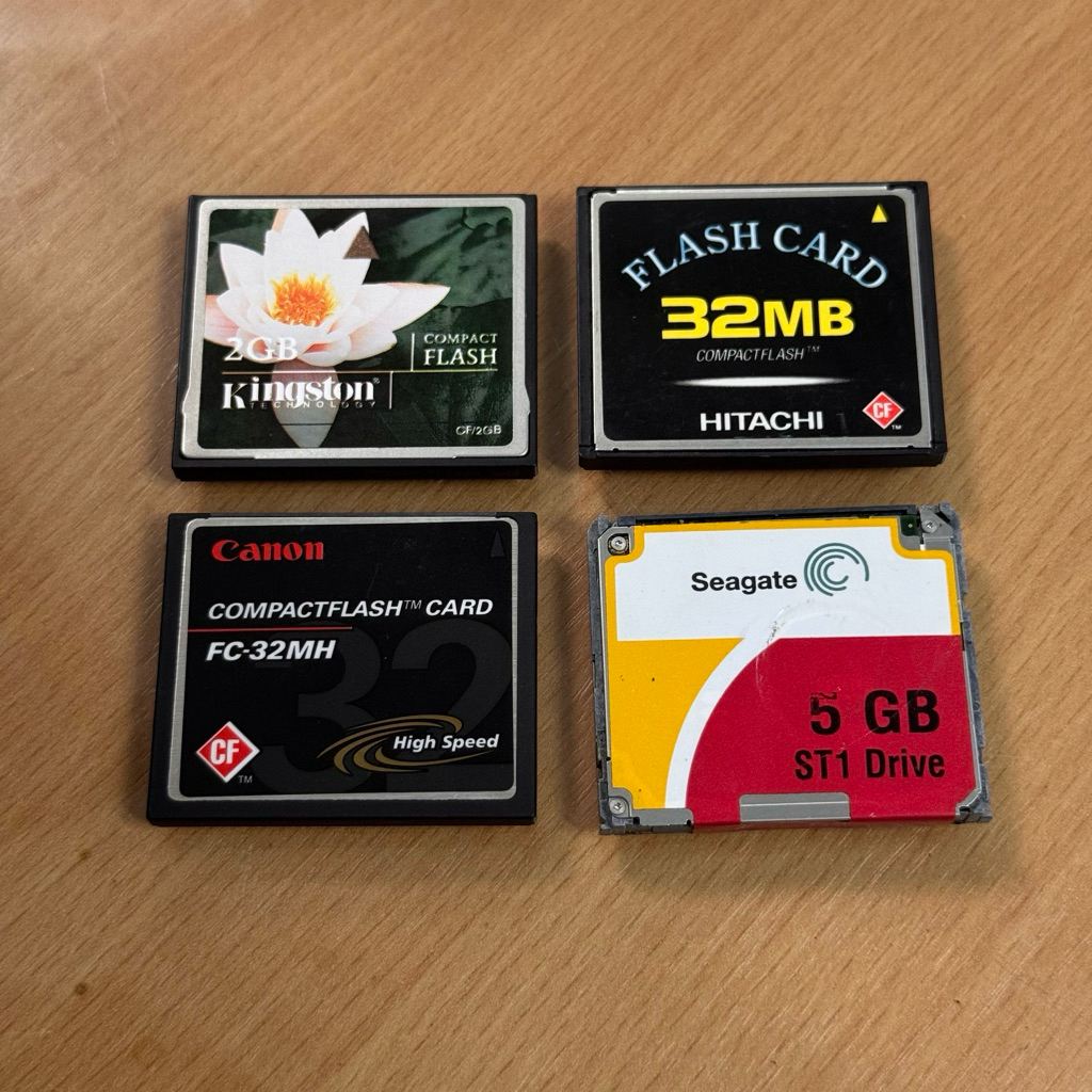 [มือสอง]CF Card การ์ดหน่วยความจํา CompactFlash CF หลายความจุ | Shopee ...