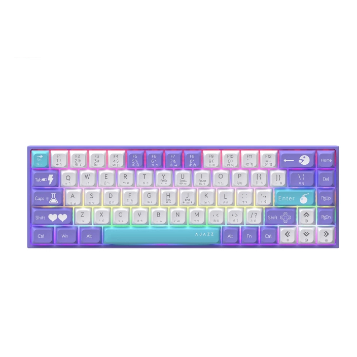 คีย์บอร์ดเกมมิ่ง Ajazz AK680 V2 Wired Game Theme Mechanical Gaming ...
