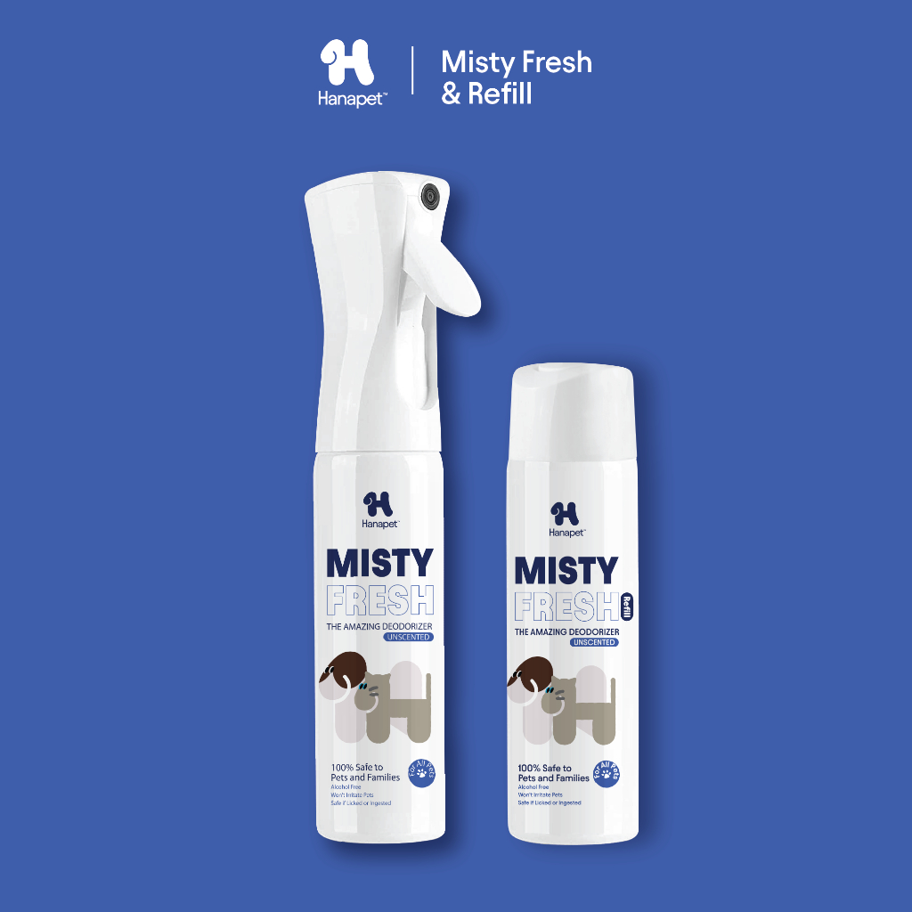[Combo] Hanapet Misty Fresh Spray & Refill 300ml เฟรชขึ้นทันใจ ฉีดที่ ...