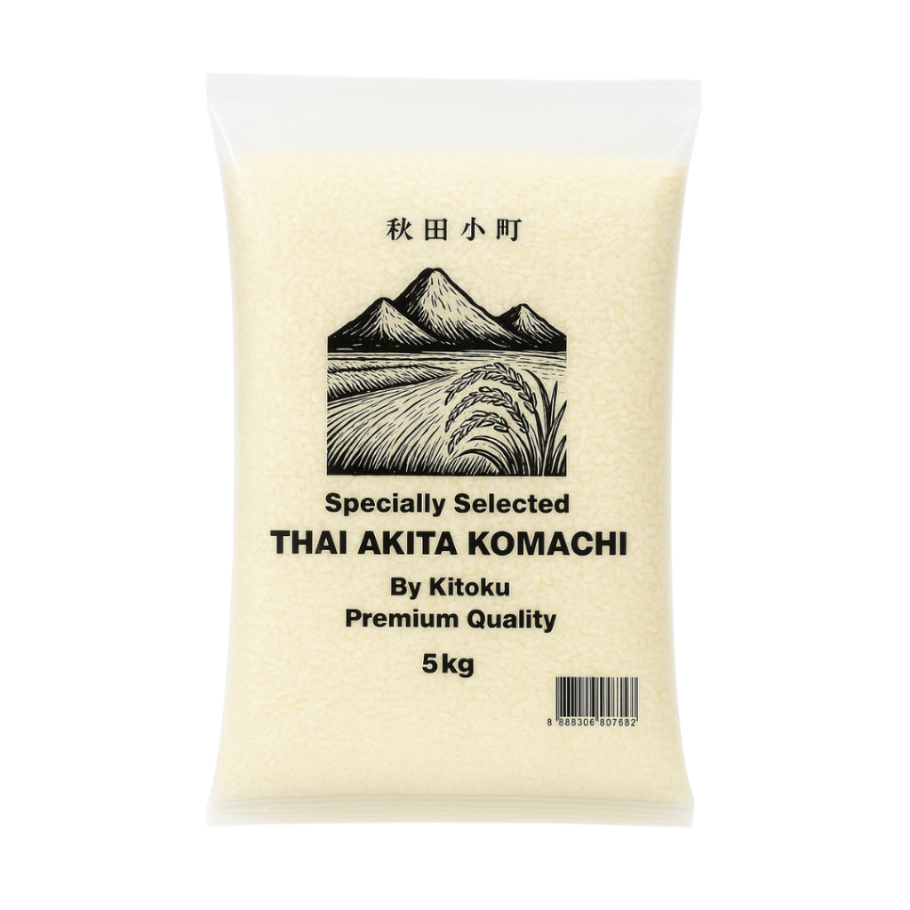 Kitoku ข้าวญี่ปุ่นอาคิตะโคมาจิ คัดเกรด จากเชียงราย 5 กก. Specially ...