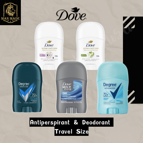Dove & Degree Mini Deodorant Travel Size 0.5oz | ระงับกลิ่นกาย 72 ชม. ...