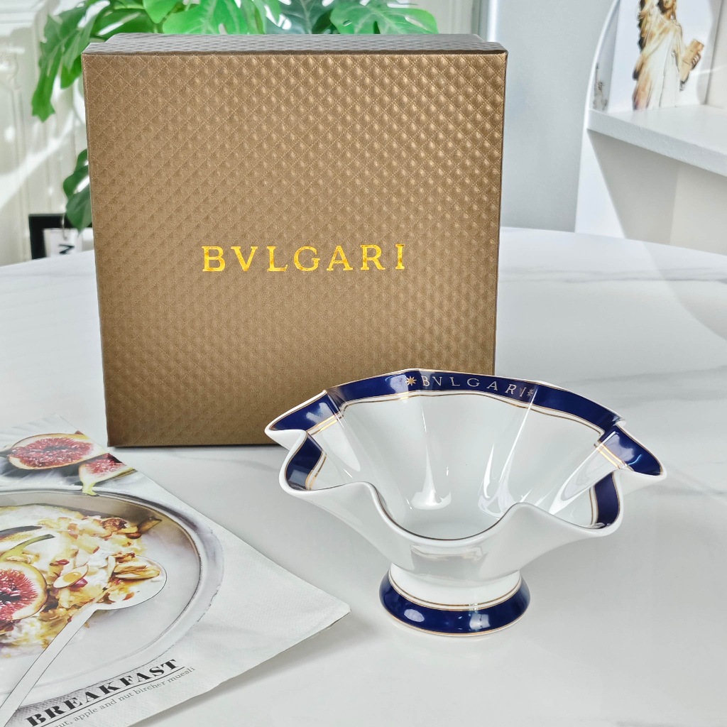 Bvlgari Bone China Coffee Cup European Style Set Upscale Afternoon Tea Cup  Exquisite Tea set