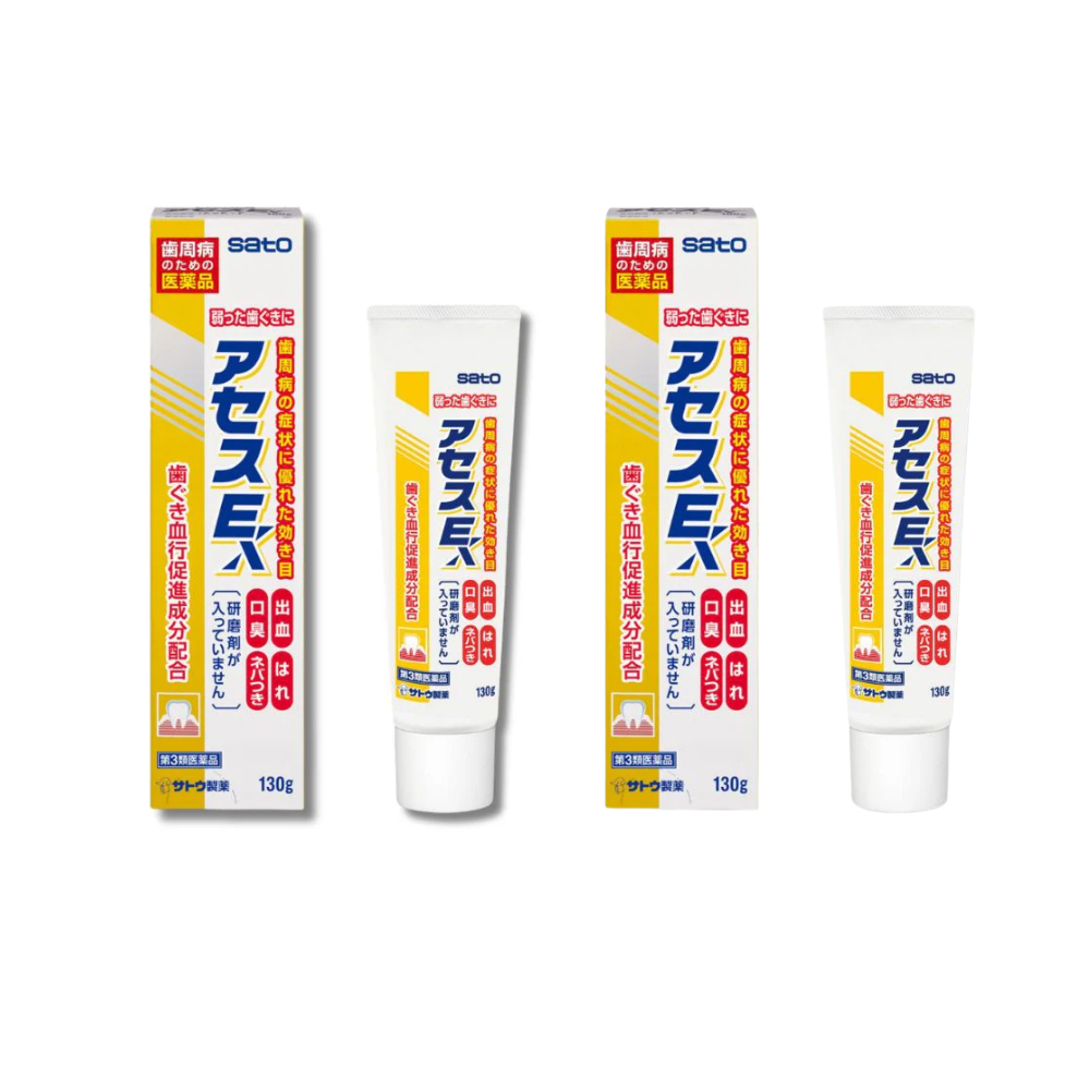 SATO Acess Toothpaste EX 130g ทำความสะอาดล้ำลึก ลดคราบพลัค | Shopee ...