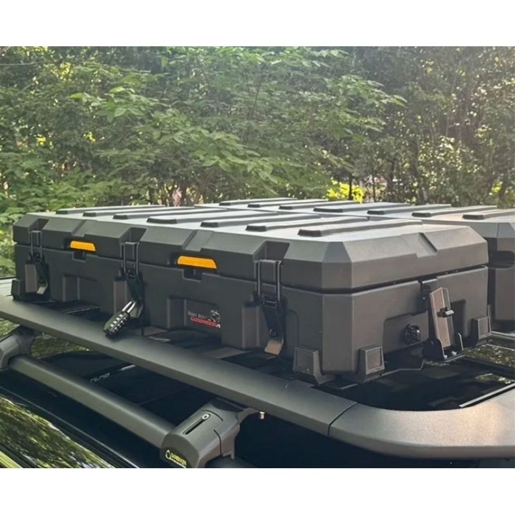 กล่องOverland Storage Case 75L ขนาด125×49×20ซม. พร้อมชุดยึดแรคหลังคารถ ...