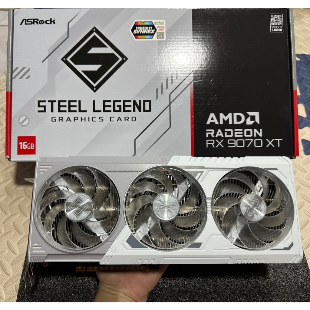 (การ์ดแสดงผล)RX9070XT ASROCK STEEL LEGEND 16GB - 16GB GDDR6 | Shopee ...