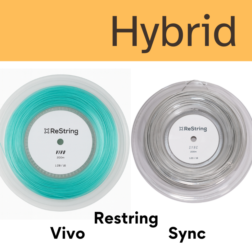 เอ็นเทนนิสไฮบริด Restring Vivo / Restring Sync (ตัดแบ่ง) | Shopee Thailand