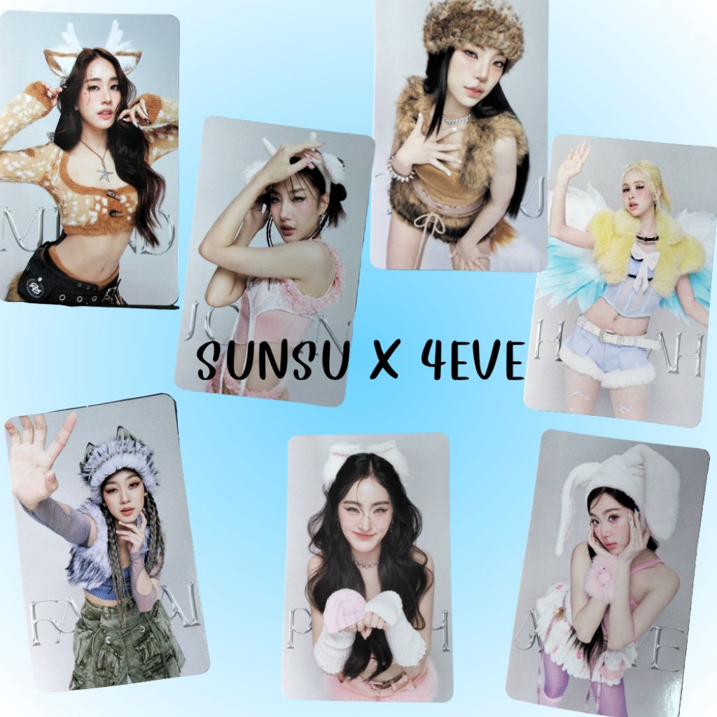 [พร้อมส่ง] SUNSU x 4EVE (SET WONDER ZOO) [เฉพาะการ์ด] | Shopee Thailand