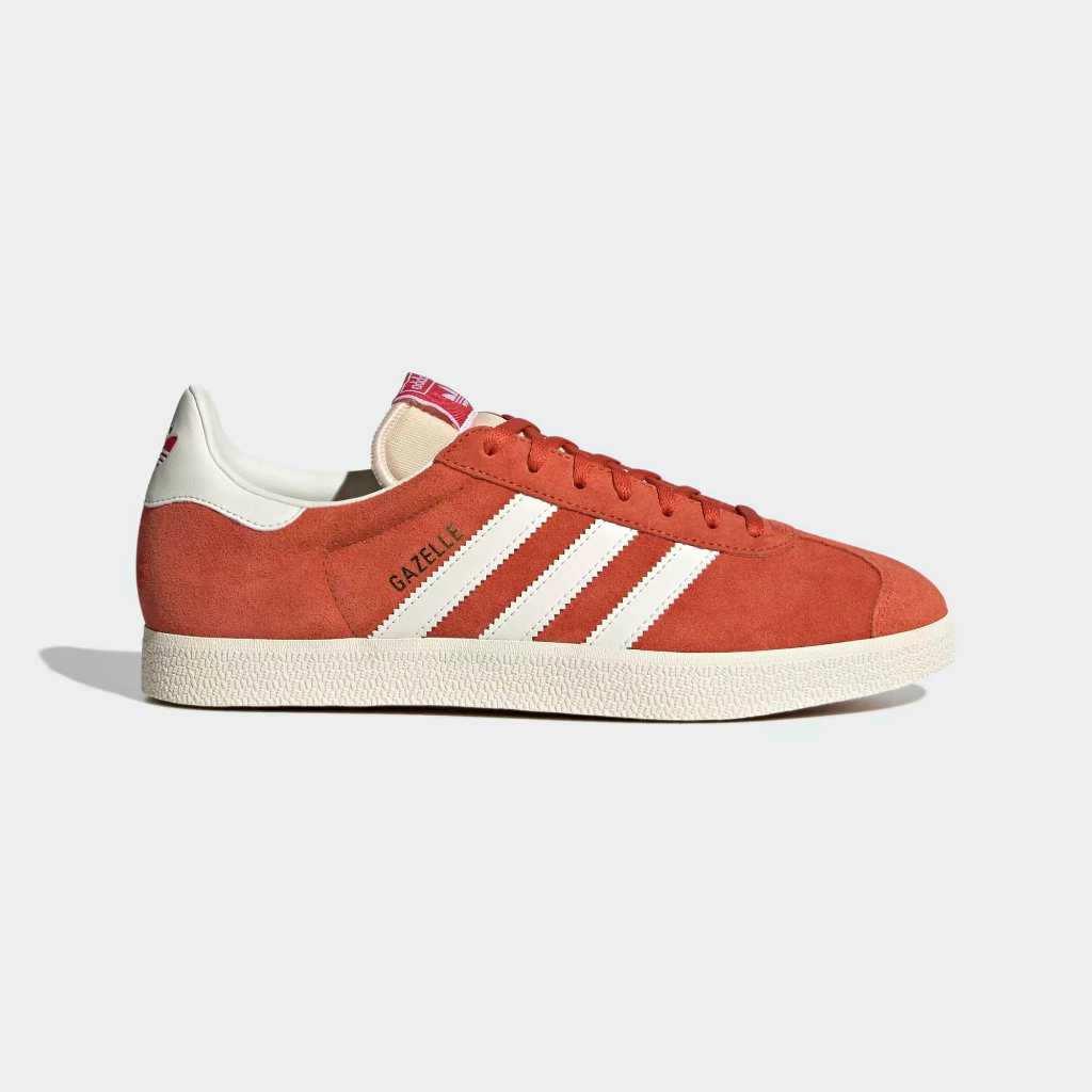 adidas gazelle silver green womens Adidas Originals "Gazelle" Sneakers Orange - Men